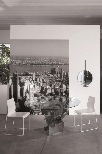 YDF Круглый стеклянный стол Tavoli sun-id-1396006 - Вид №1