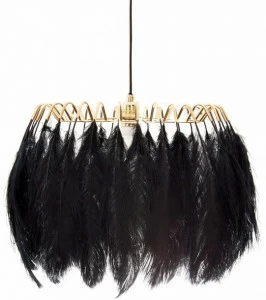Mineheart Подвесной светильник из стали и страусиных перьев Feather