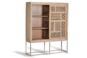 Шкаф из манго с раздвижными дверями