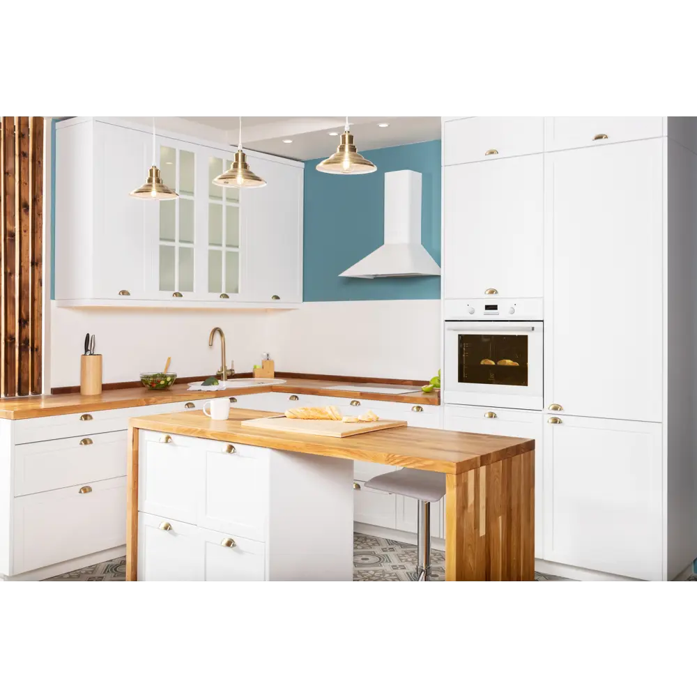 Фасад кухонный DELINIA ID Ньюпорт белый матовый с филенкой 82010405 STLM-0017295 - Вид №13