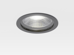 Утопленный металлический потолочный светильник