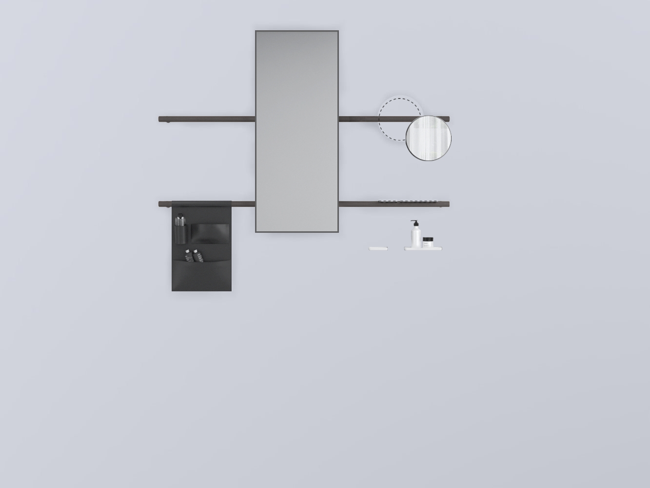 SWSTRE-RG+SWSPR-CM+SWSPI-CM+SWM10-BI+SWM20-BI+SWSCR-NE . прямоугольный дерево cielo Siwa Ceramica Cielo
