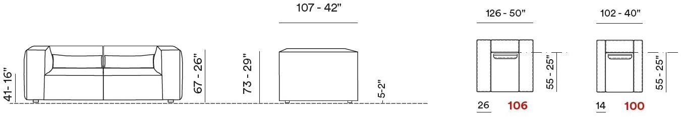 Max Divani Кожаное кресло с подлокотниками Ida sun-id-1510500 - Вид №3