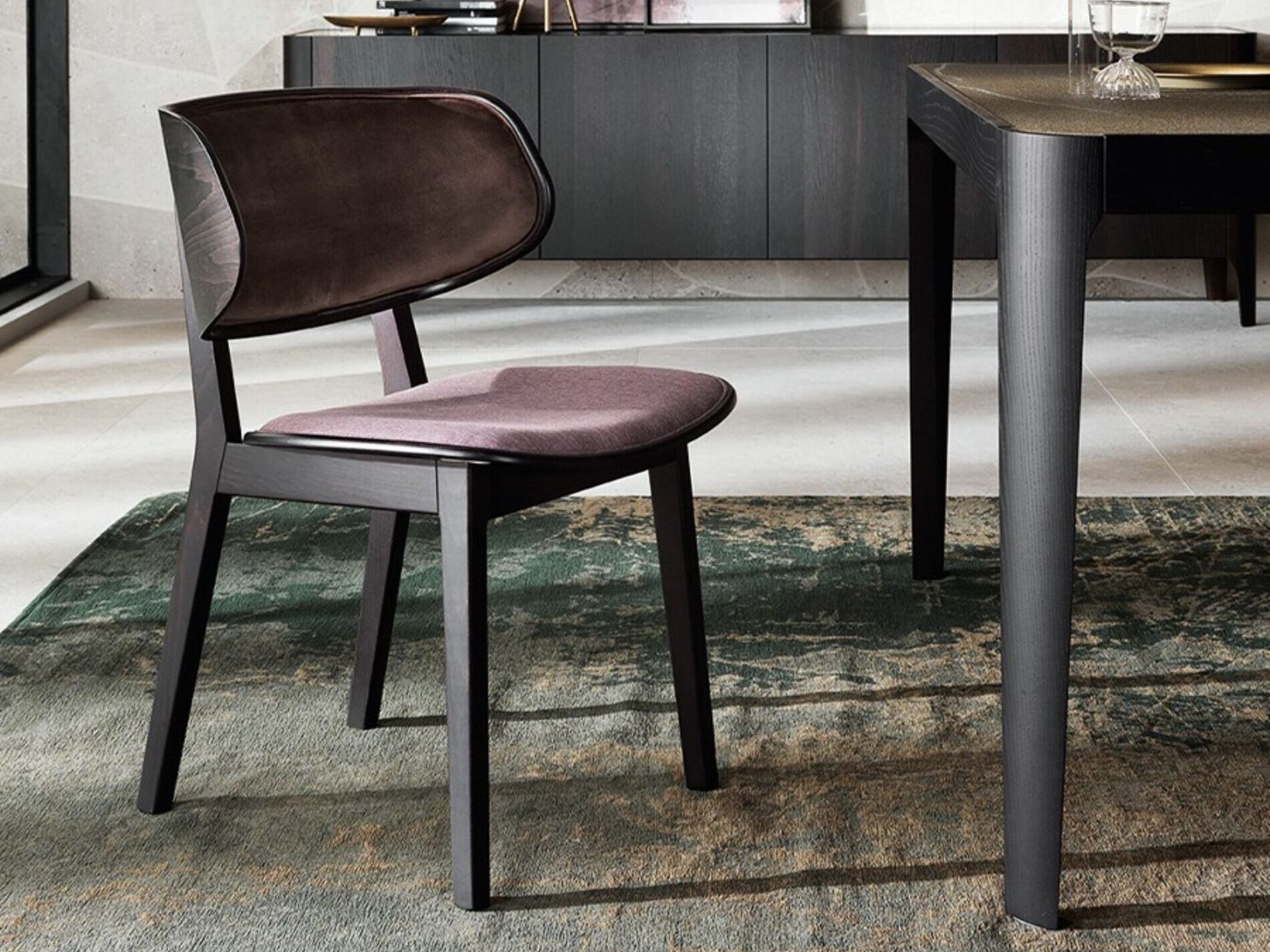 Деревянный мягкий стул RIFLESSI GISELE ARCH-00043580