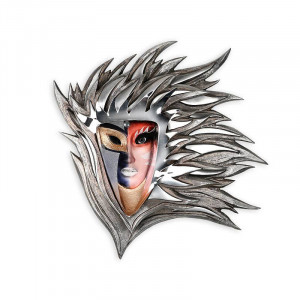 68179 Панно "Талия", красное/чёрное/золотое, 700/750 мм Maleras