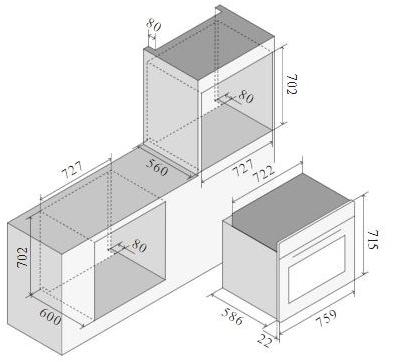 Ilve Многофункциональная электрическая духовка из нержавеющей стали Professional plus Ov30slt3 Santreyd  - Вид №1
