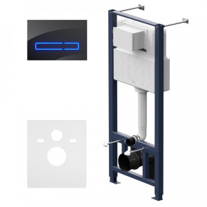 I012704.50A38 инсталл для подв унитаза с сенсорн бесконтактной клав Touchless стекло черный AM.PM Pro
