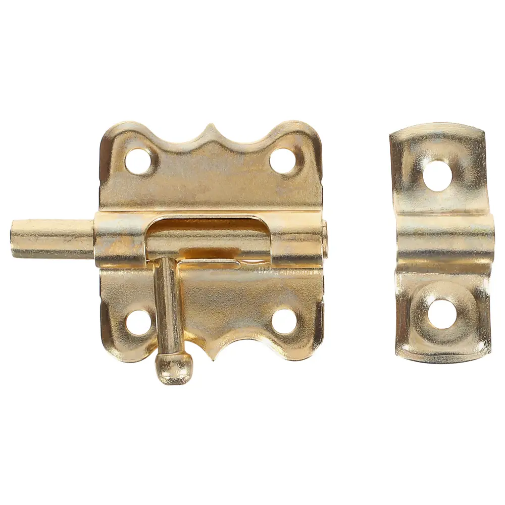 EDSON Шпингалет дверной стальной с золотым покрытием 81928234 STLM-0013953 - Вид №1