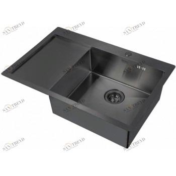 Мойка Zorg INOX-PVD 7851R GRAFIT, Zorg pvd 7851R GRAFIT Мойка кухонная прямоугольная Zorg 
