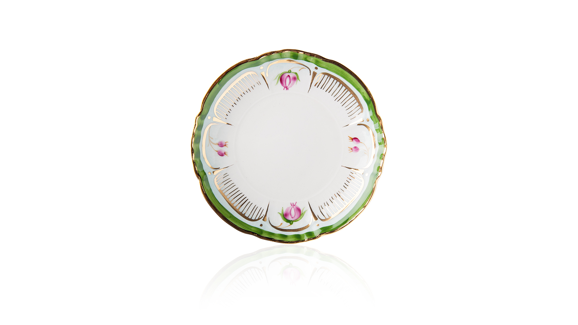 10621573 Промыслы Вербилок Сервиз чайный 6/15 "Кузнецовский" "Нежность" Фарфор  - Вид №5