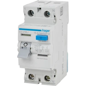 УЗО Hager CC216J 2P 16 A 10 мА 6 кА A