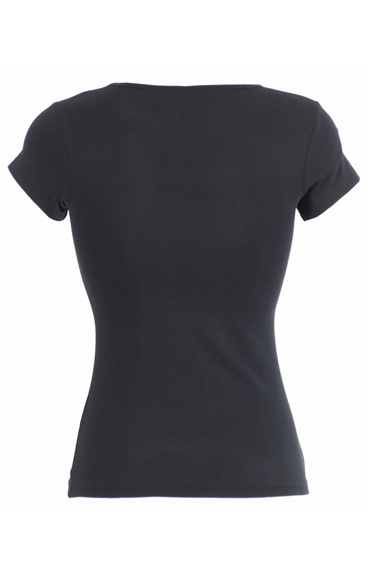 62108 Футболка женская черная LUXE  Одежда для официантов  размер L  - Вид №3