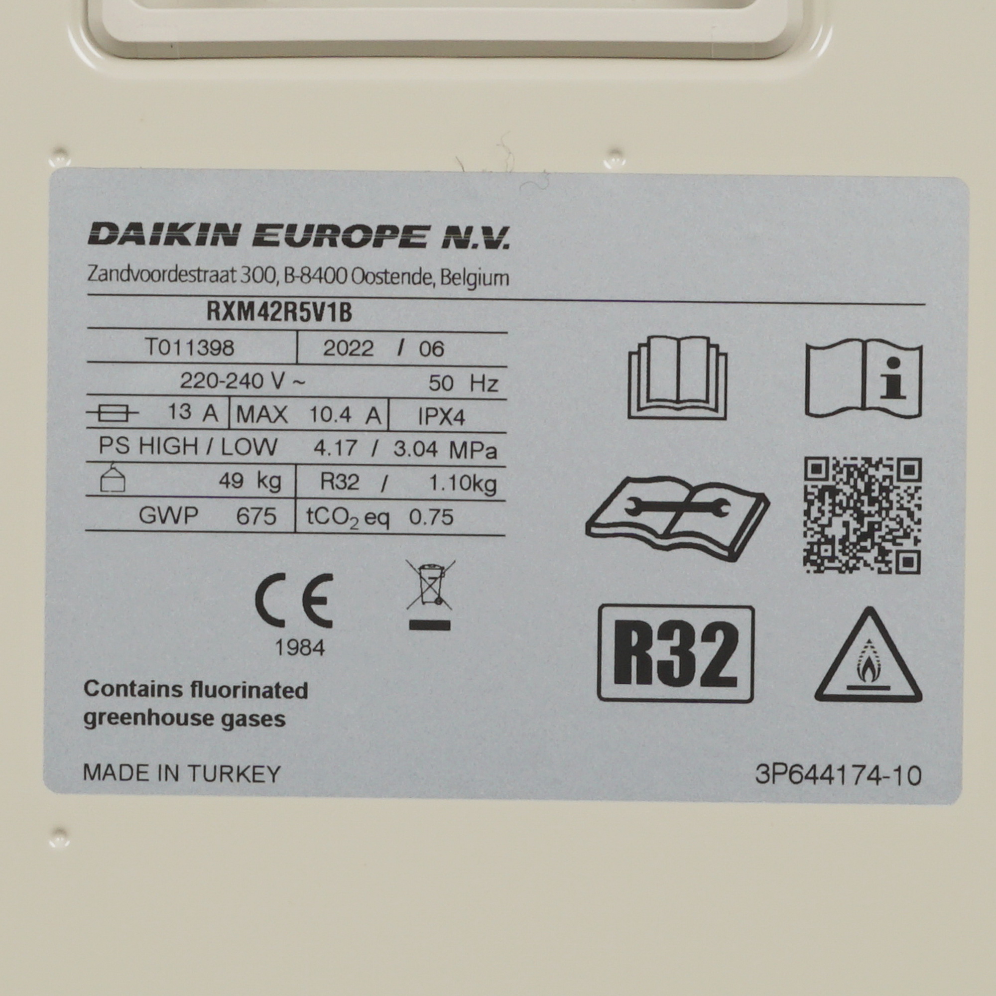 5341667 Кондиционер настенный сплит-система Daikin FTXM42R/RXM42R белый STDN-0134839 - Вид №8