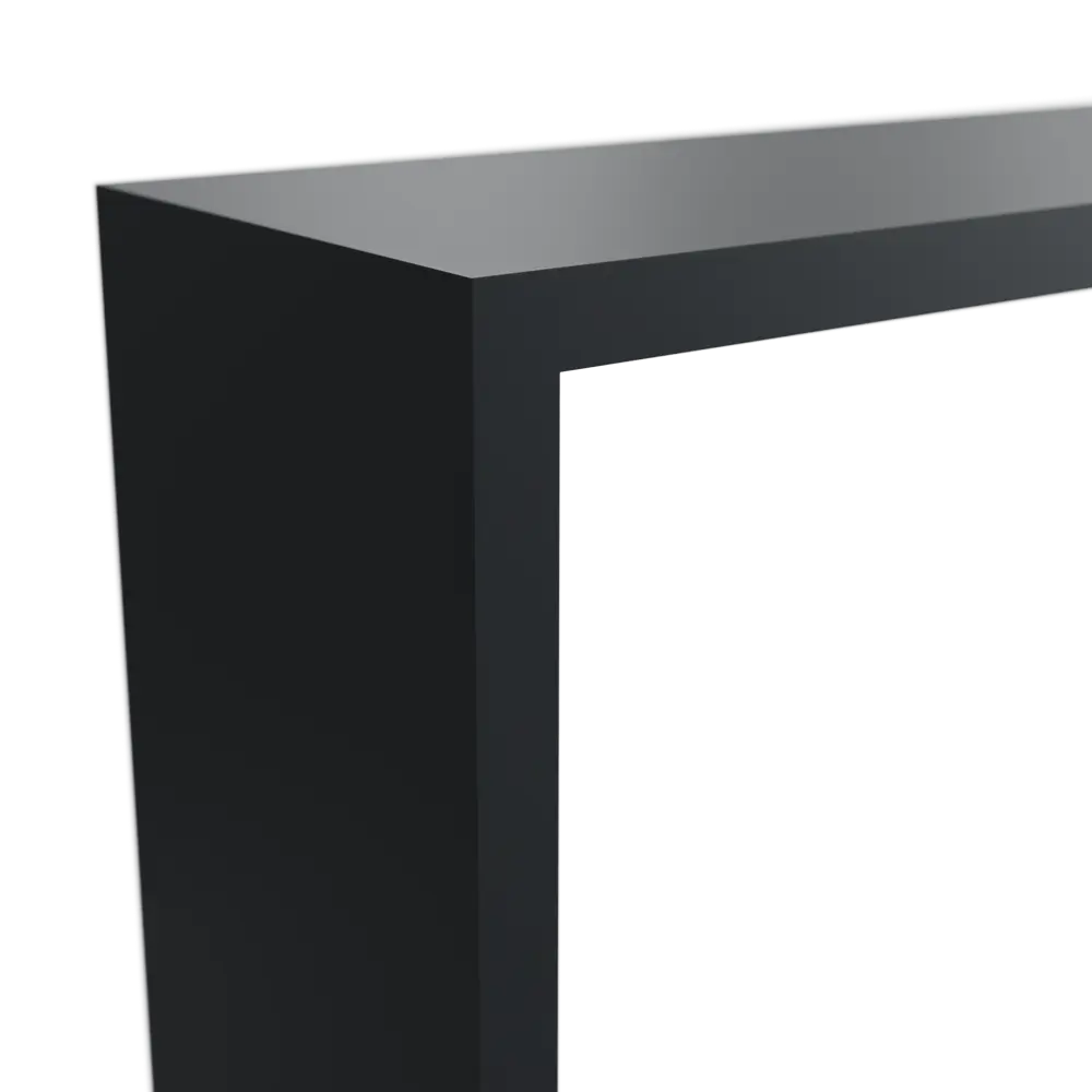 Полка настенная Spaceo 45x27 см/40x22 см МДФ цвет чёрный 2 шт 82877494 STLM-2157978  - Вид №3
