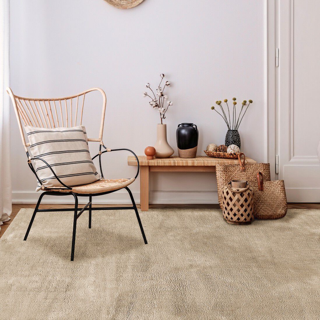 Сплошной цвет прямоугольный ковер Ademi Essential ARCH-00098533 - Вид №5