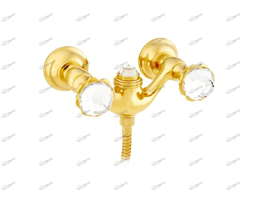 038219.AS0.50 Смеситель для душа с кристаллами сваровски Яркий хром Mestre Indica