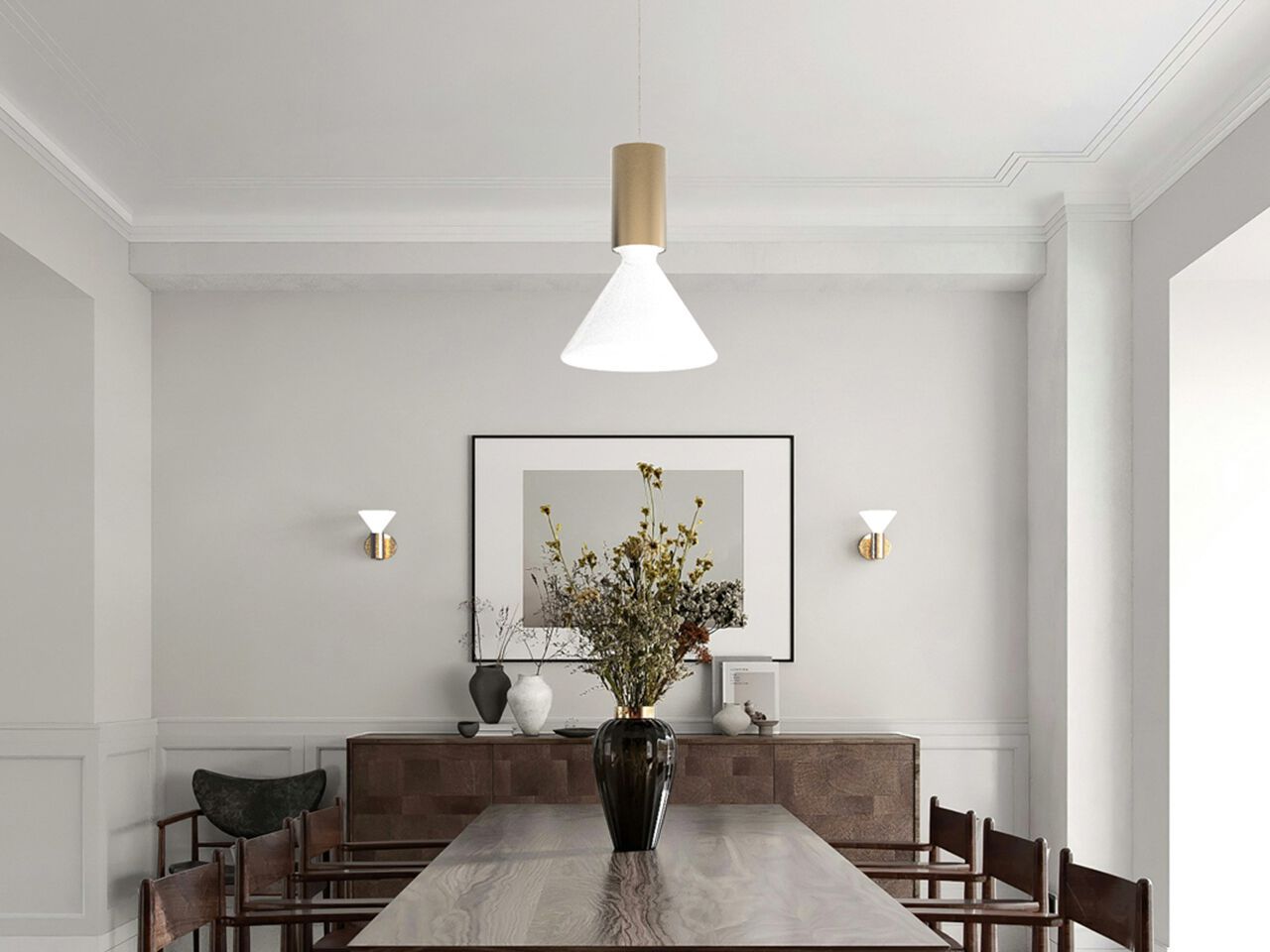 Выдувное стекло светодиодный подвесной светильник Andcosta Pin ARCH-00029077 - Вид №1