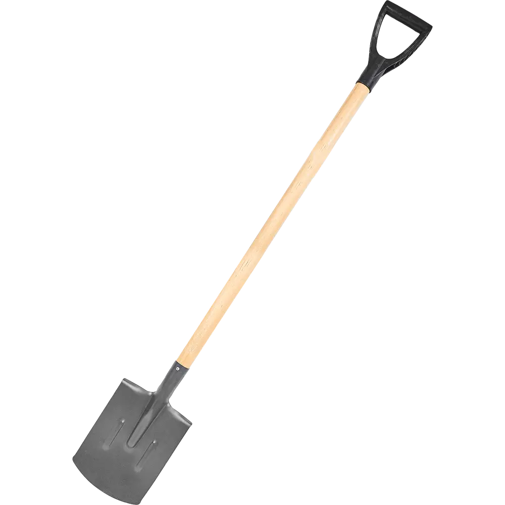 Лопата прямоугольная Zaryapro с черенком и рукояткой ПАВЛОВСКАЯ ЗАРЯ STLM-2043453