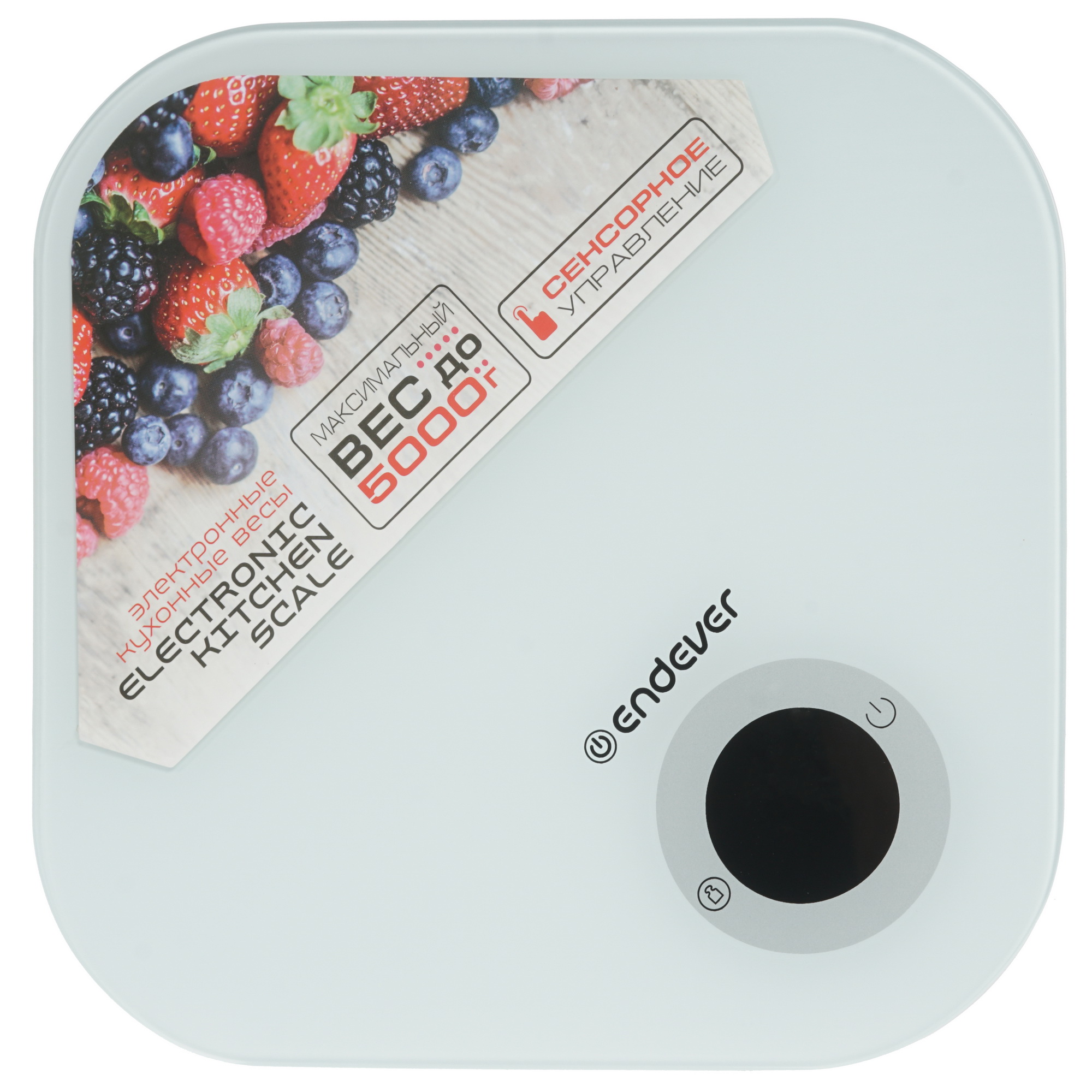 1198621 Кухонные весы Endever KS-530 белый STDN-0030179