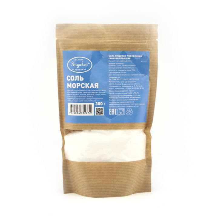 Соль морская пищевая поваренная садочная Эндакси Santreyd 4556 - Вид №1