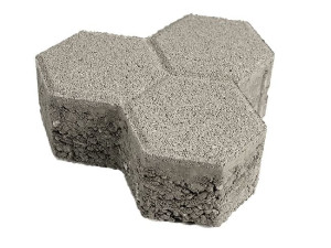 Твердый самоблокирующийся бетон