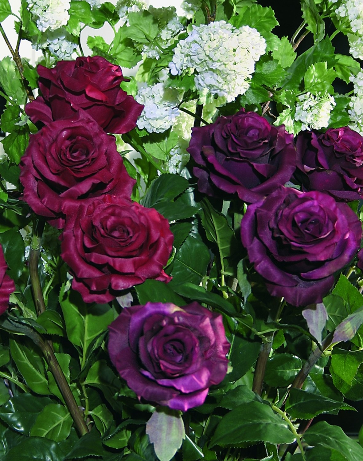 2313 444 a2 Пластиковая роза 'Curiosa', 77 см, красная H-andreas  - Вид №3