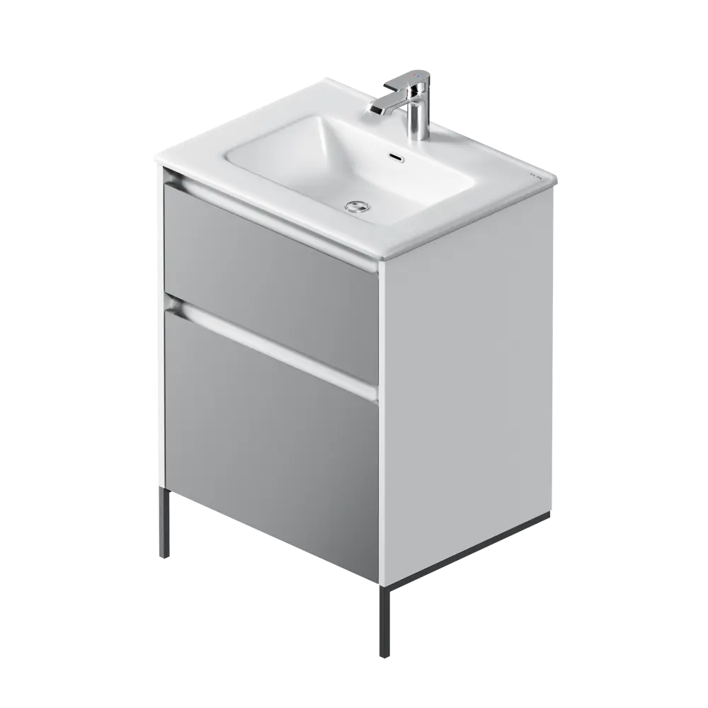 Тумба AM.PM Flash для раковины — компактное хранение в ванной 89394617 STLM-1385907