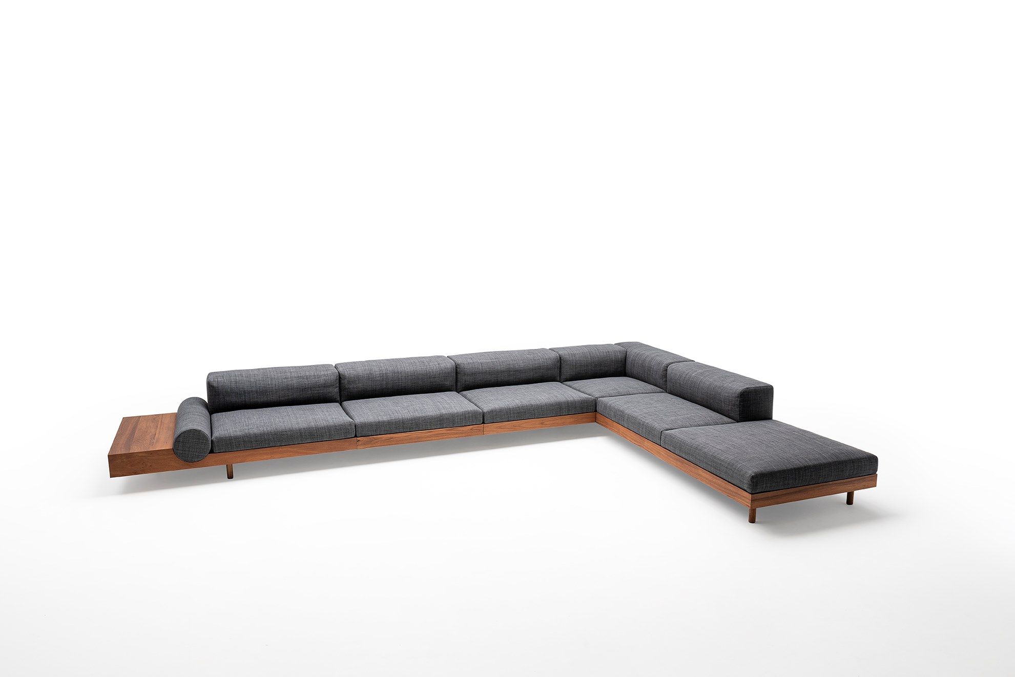 Сад диван из массива тикового дерева и ткани Living Divani Kasbah ARCH-00029400 - Вид №2