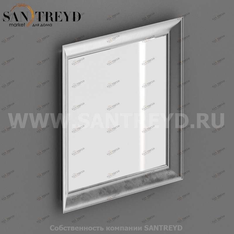 PS101FA Зеркало 100 см цвет Платинированная платина Globo Paestum Италия Ceramica Globo