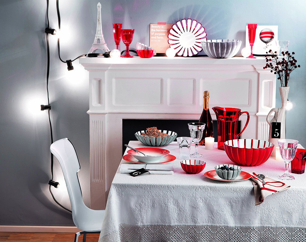 29692565 Салатница grace 25 см красная Guzzini  - Вид №2