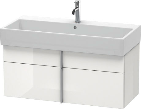 VA650800707 Vero Air Тумбочка подвесная Бетонно-серый матовый декор Duravit - Вид №2