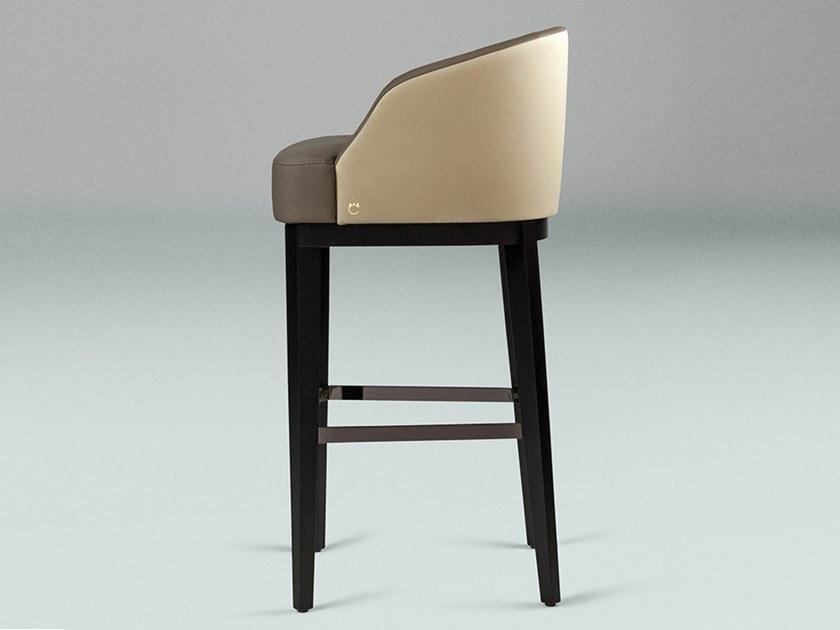 Paolo Castelli Высокий кожаный табурет с подлокотниками Venice sun-id-1347508 - Вид №2