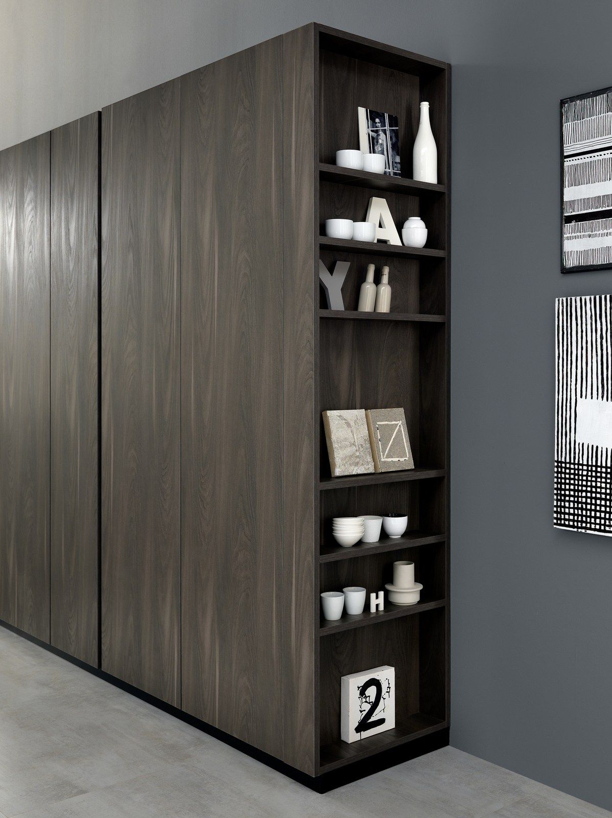 Ламинированная секционная кухня с островом Floritelli Cucine ARCH-00146929 - Вид №2