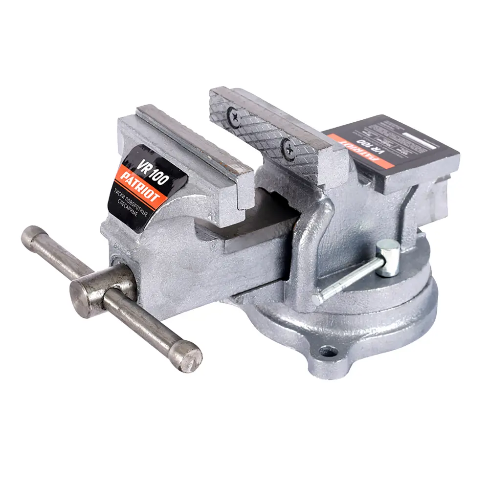 Поворотные слесарные тиски Patriot с наковальней 100 мм 82890299 STLM-0848168 - Вид №4