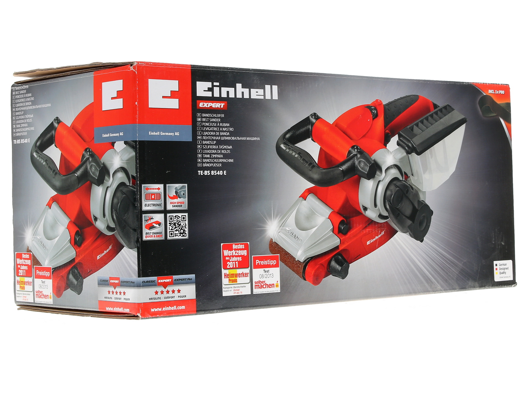 Ленточная шлифмашина Einhell TE-BS 8540 E 7999272 STDN-0067084 - Вид №8