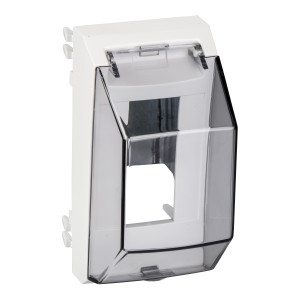 ISM10907P АДАПТОР ПОД ДВА 18ММ МОДУЛЯ OL45 RAL9003 Schneider Electric Электромонтажная система OPTILINE 45