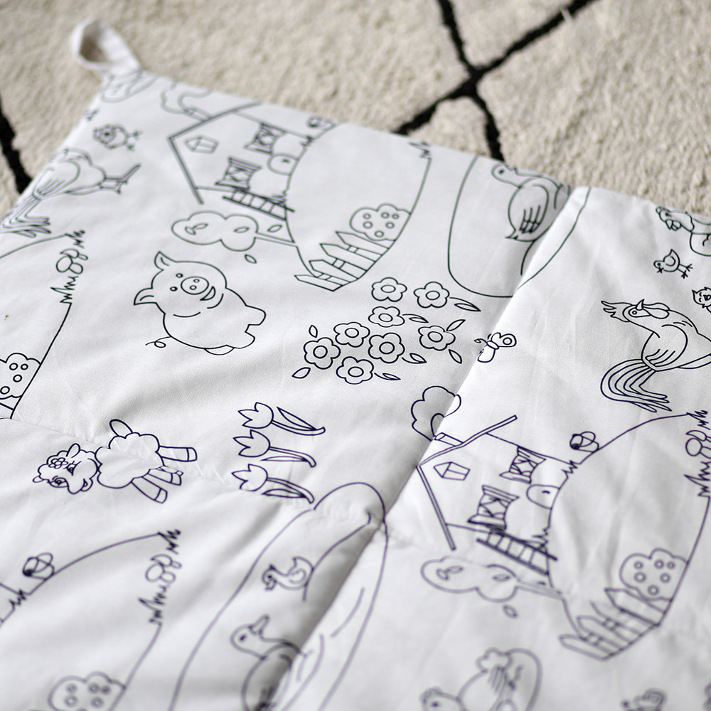 Игровой коврик стеганый под раскраску Painter VAMVIGVAM PAINTER 281568 Серый Santreyd - Вид №8