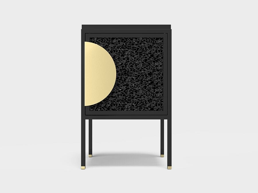 Металлическая тумбочка DBE.FURNITURE Black Moon ARCH-00039984