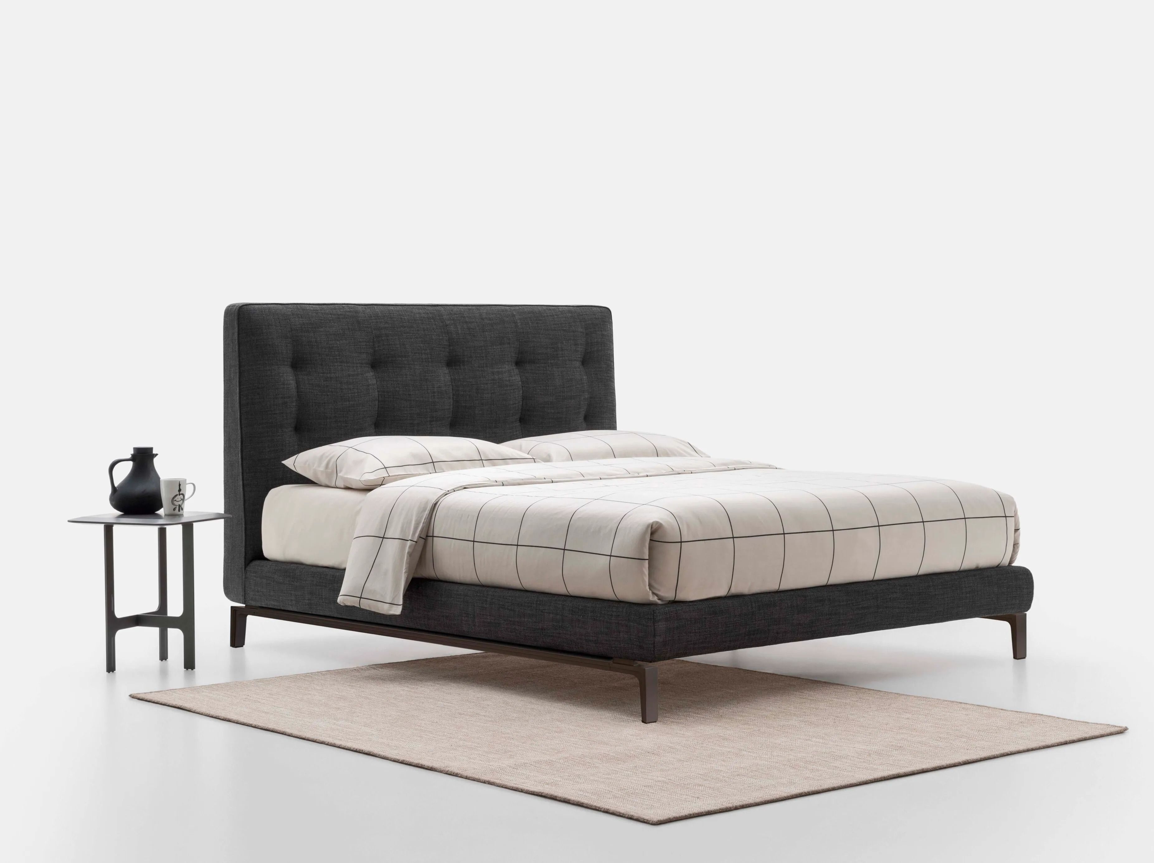 Двуспальная кровать-контейнер с капитонным изголовьем Alf DaFrè MIRAM ARCH-00150049 - Вид №8