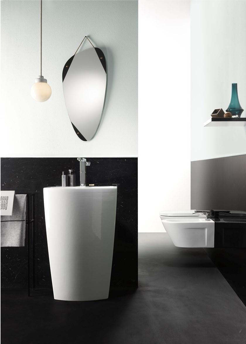 75561pf11 Напольная раковина стоящая овальная GSI ceramica Norm - Вид №6