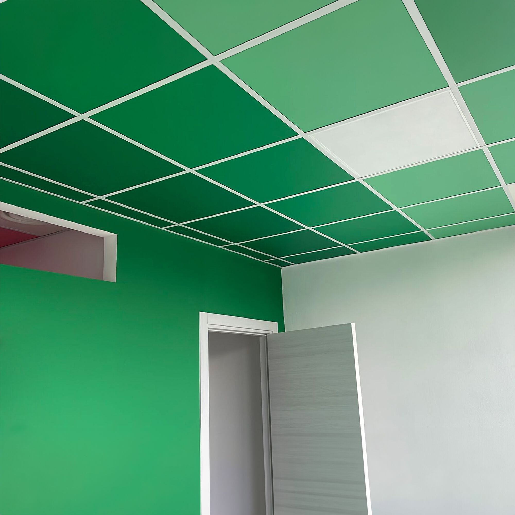 Звукопоглощающие панели из каменной ваты для подвесного потолка Sky-Tile® TESSUTI COLORATI ARCH-00153193 - Вид №3