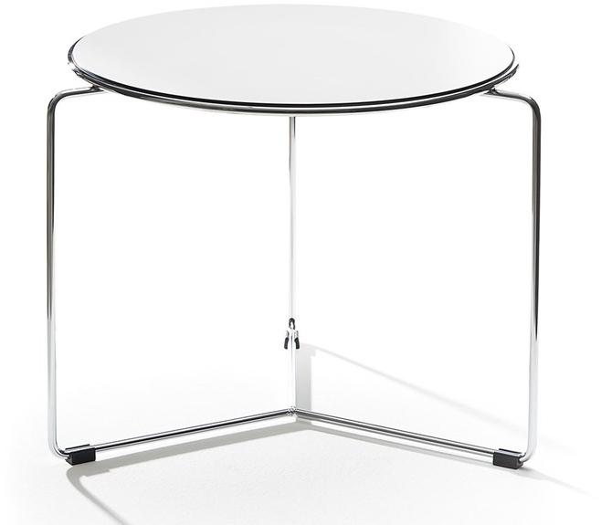 VAGHI Высокий круглый стол из ламината и металлической основы Filo Tm3 - Вид №5