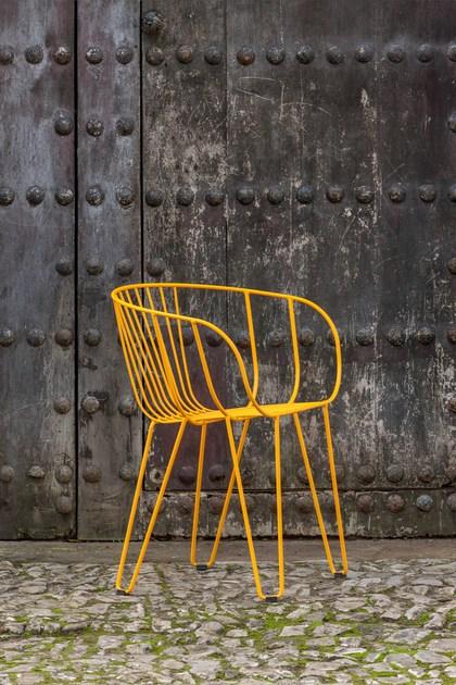 iSimar Штабелируемый садовый стул из оцинкованной стали Olivo 9133 - Вид №11