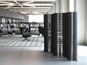 Деревянный офисный перегородка