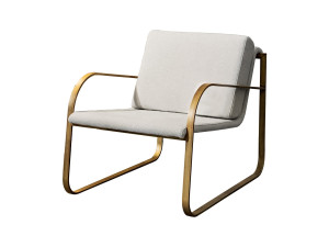 Тканевое кресло с подлокотниками