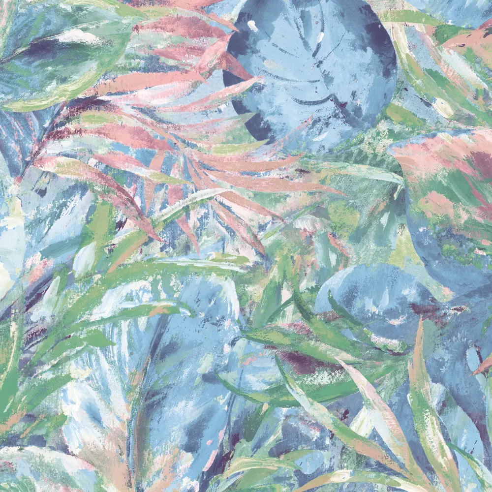 Обои флизелиновые Vernissage Fiji зеленые 1.06 м 8610-19 84660478 STLM-2023745 - Вид №1
