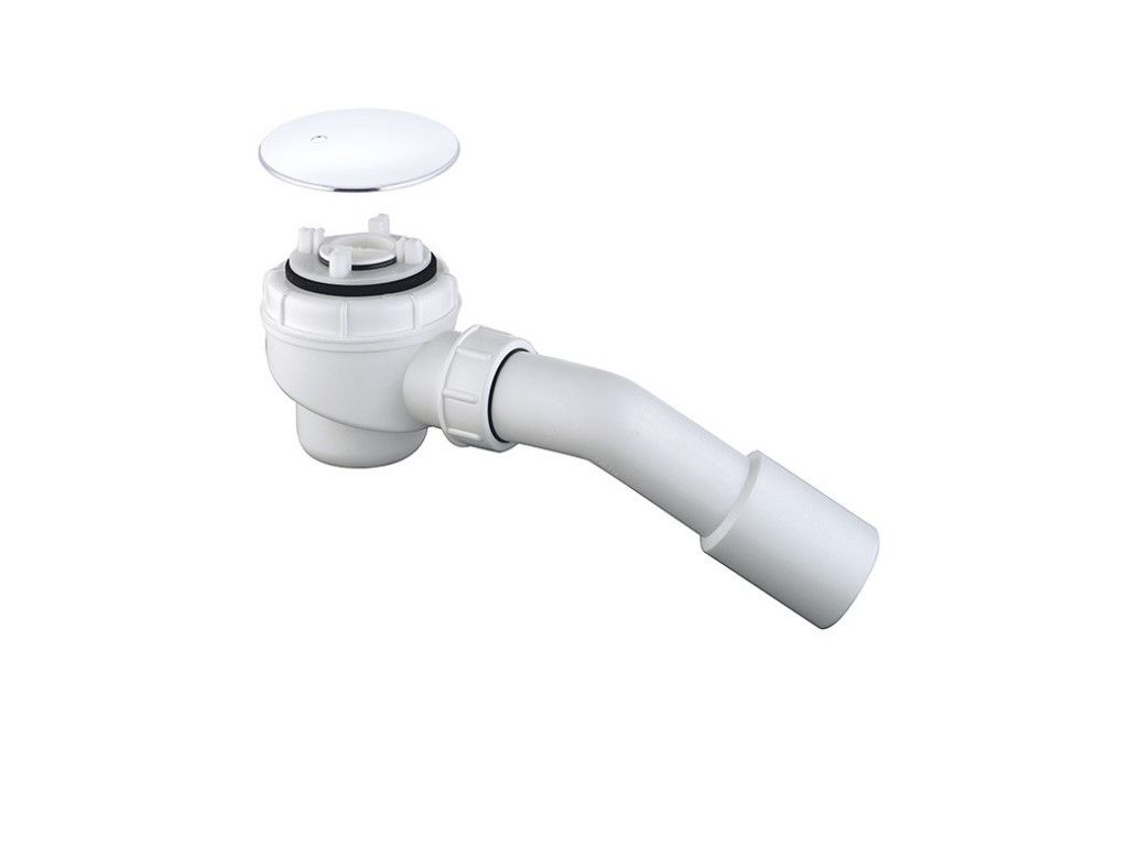 2105205-00 сливной гарнитур  (внутренняя и внешняя части) KLUDI WAGA/TASSO хром 