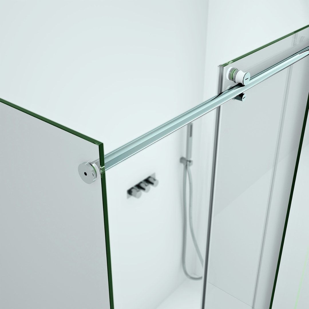 Стальная и стеклянная угловая душевая кабина с раздвижной дверью CSA Box Doccia MARTA ARCH-00110537 - Вид №3