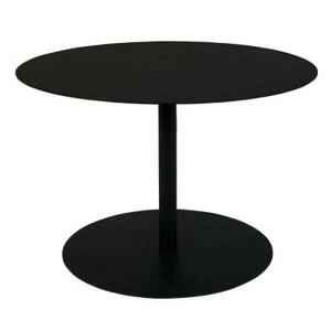 Столик круглый Snow, черный, средний