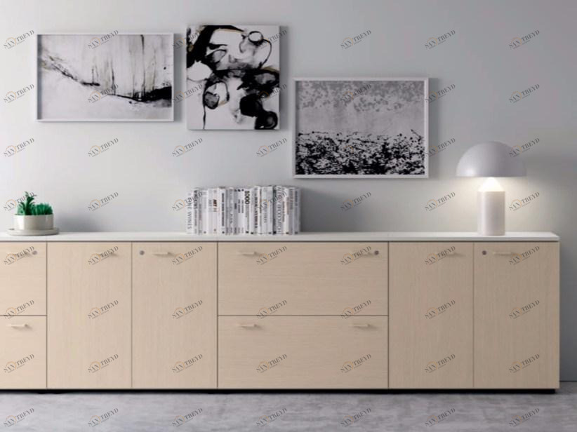 Las Mobili Низкий офисный шкаф с замком Contenitori universali evo sun-id-1369627